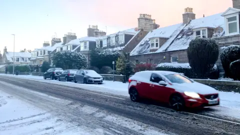 Snow in Aberdeen