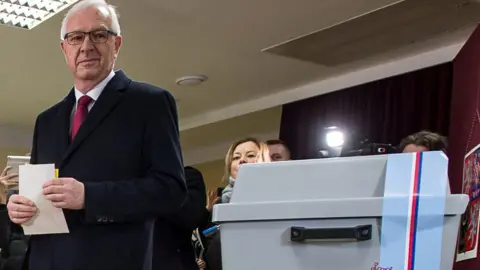 Reuters Jiri Drahos votes - 26 January