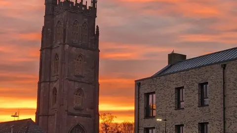 Laura Joy Gough A sunrise above Taunton