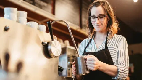 Getty Images Female barista