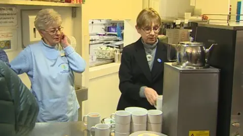 BBC Jenny Griffiths (right)