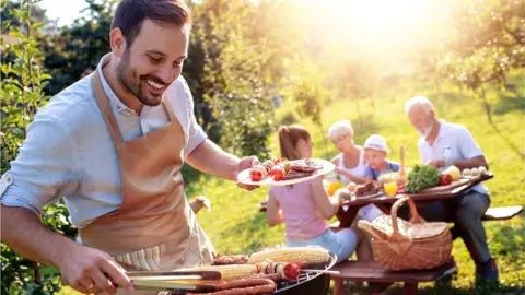 Getty Images BBQ with family