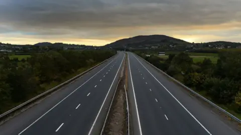 Getty Images Image of the Belfast to Dublin motorway
