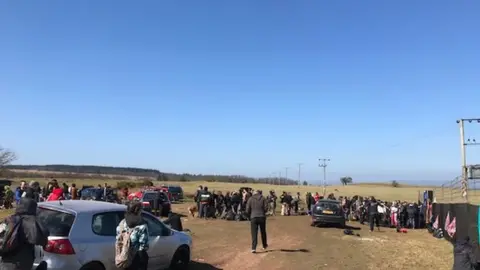 BBC People at the scene