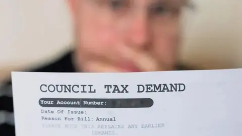 Getty Images Council tax form
