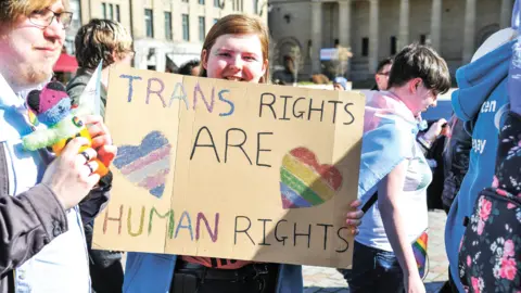 Getty Images The 2019 Trans Pride march in Dundee