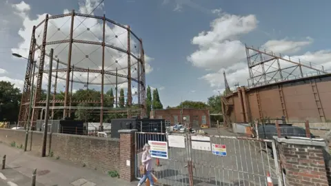 Google View of Hooley Lane, gas works site