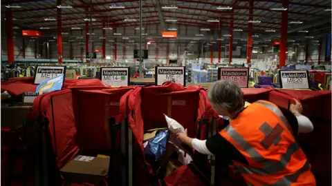 Getty Images Royal Mail worker