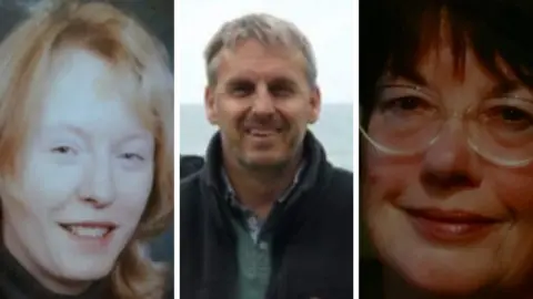 Family Handout Family photos of three people who died