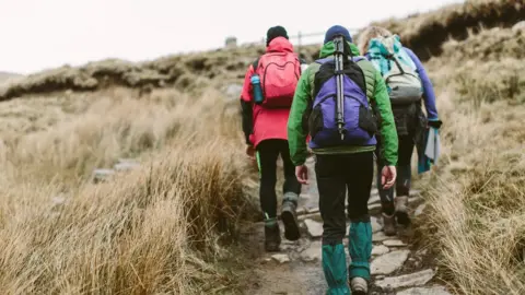 Getty Images Yorkshire Dales walkers