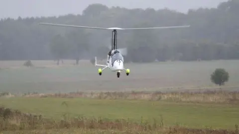 PA Media James landing