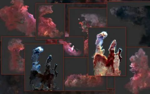 ESO Shapes and layers from the telescope images