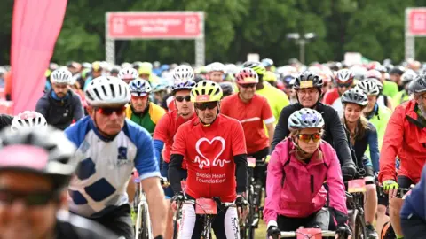 PA Media London to Brighton bike ride 2022