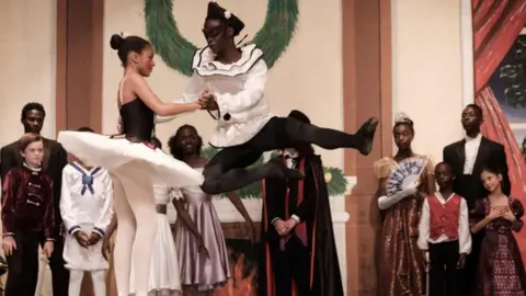Getty Images Members of the Dance Centre Kenya (DCK) perform during the production of The Nutcracker at the National Theatre in Nairobi, Kenya - Saturday 1 December 2018