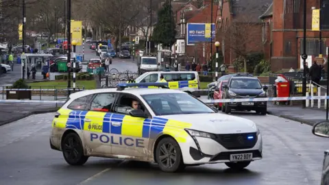 A police car in Firth Park