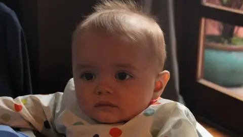 Jen Banks Lorcán Maguire as a baby