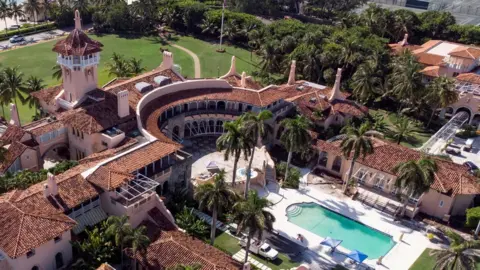 Reuters An aerial view of former US President Donald Trump"s Mar-a-Lago home