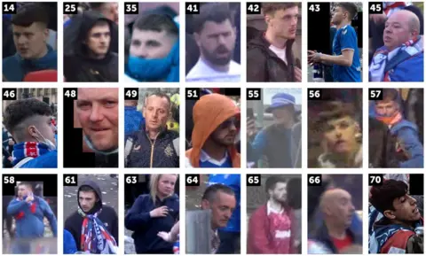 Police Scotland mugshots