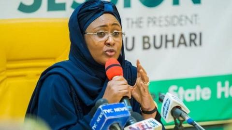 Aisha Buhari: Shin Uwargidan Buhari ta koma Dubai da zama