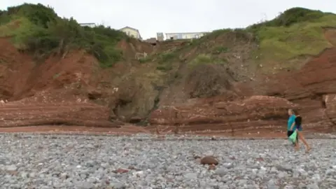 West Bay caravan park in Watchet