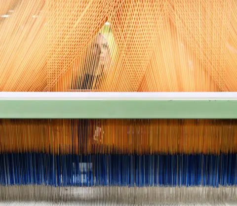 Tim Smith Weaving department at AW Hainsworth, based in Leeds