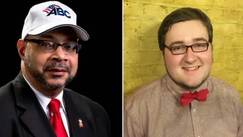 Jimmy Greene / BBC Jimmy Greene and Hunter Koch