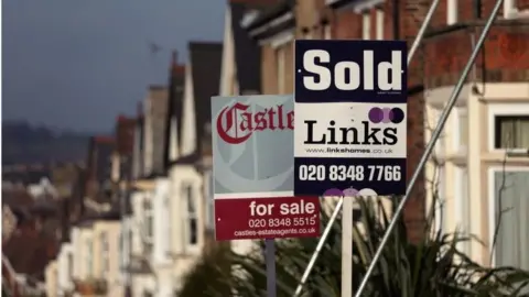 PA Media House sold and for sale signs