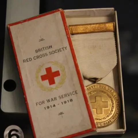 Museum of Oxford Alice Liddell’s Red Cross medal