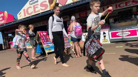 John Byford Family enjoying day out in Skegness