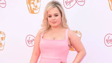 Getty Images Derry Girls' Nicola Coughlan on the BAFTA red carpet