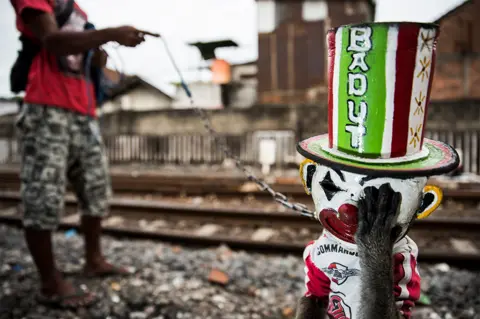 Joan de la Malla / WPY Macaque dressed as a clown