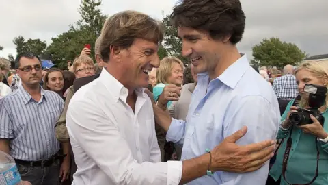 AP Stephen Bronfman (left) is a key aide of Justin Trudeau