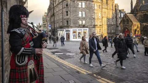 Getty Images Edinburgh street