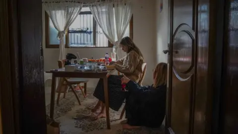 BBC Shim Min and Park Young-jun in their apartment