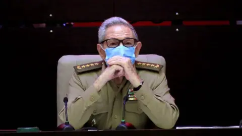 EPA Raúl Castro at the Communist Party congress