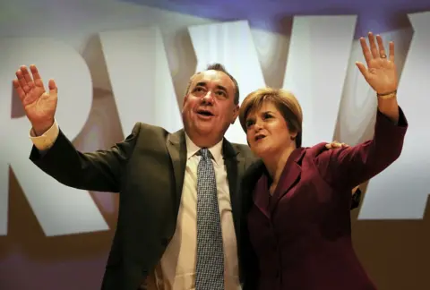 PA Media Alex Salmond and Nicola Sturgeon