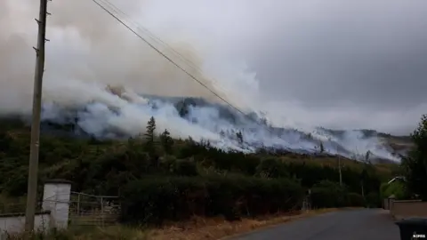 NIFRS Fire at Slieve Gullion