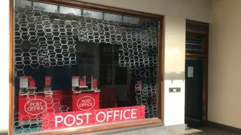 Luke Deal/BBC Sudbury temporary post office