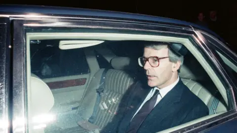 Getty Images John Major after being appointed chancellor in 1989