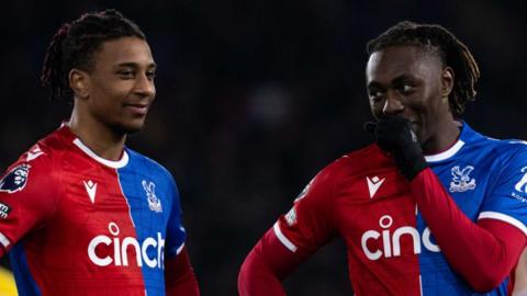 Michael Olise, left, and Eberechi Eze are Crystal Palace's most prized players