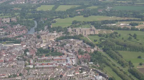 Getty Images Aerial photo of Windsor