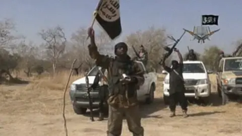 AFP A screen grab from a video of Nigerian Islamist extremist group Boko Haram made on January 20, 2015