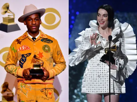 Getty Images Leon Bridges and St Vincent