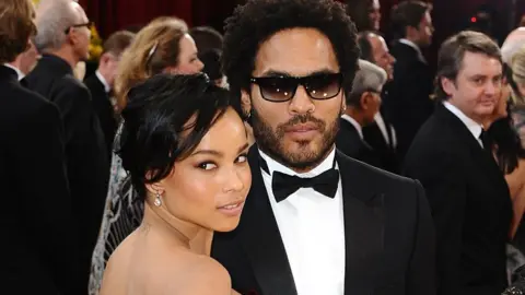 PA Zoe and Lenny Kravitz