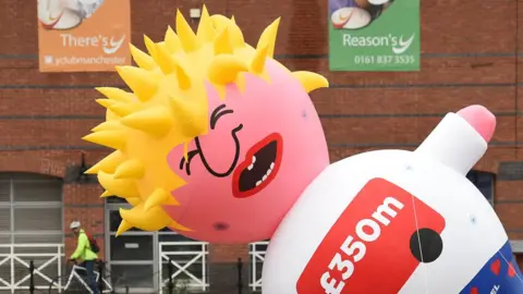 AFP/Getty Images Boris blimp