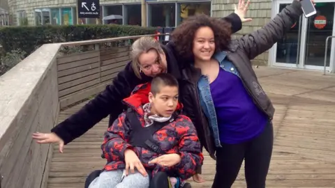 Other Jess, Jacob and mum Natalie