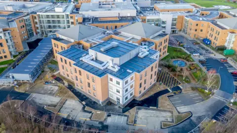 James Horne/BlueSkyUAV Aerial view of the Norfolk and Norwich University Hospital