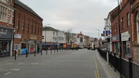 Abington Street in Northampton.