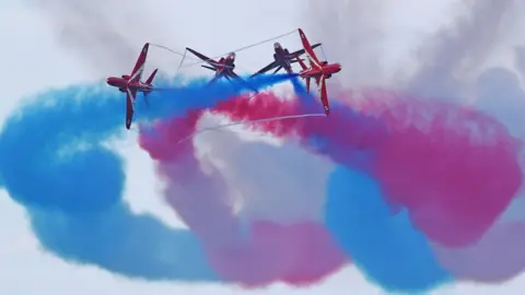 PA Red Arrows at Sunderland Airshow