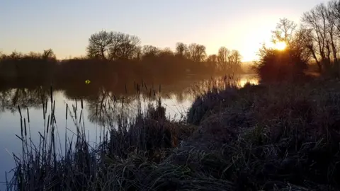 Charlotte Day Sunrise at Cholsey Marsh